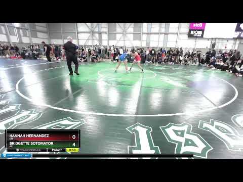 65 Lbs Cons. Round 1 - Hannah Hernandez, OR Vs Bridgette Sotomayor, AZ Cafc