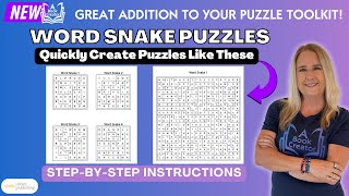Discover the Ultimate Word Snake Puzzle Creator | A Book Creator’s Latest Innovation