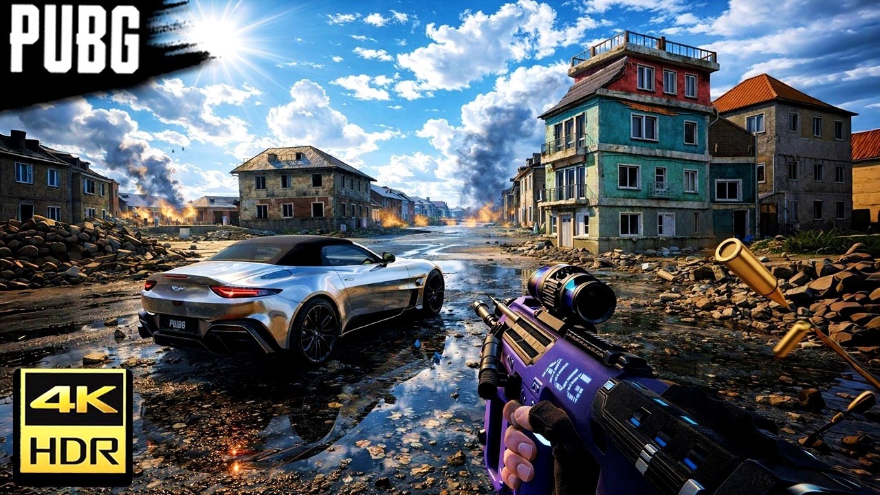 PUBG PC pero la AUG es CINE BRO 🥰 GAMEPLAY graficos al MAXIMO ultra REALISTAS