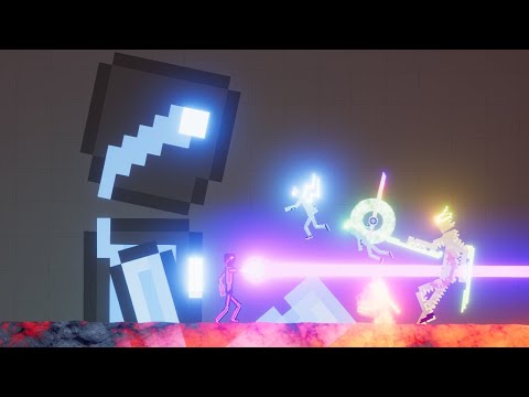 Cybernetic Factions vs Electro Humans in People Playground - People Playground 1.21.3