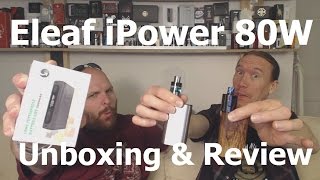 Eleaf iPower 80W Unboxing & Review