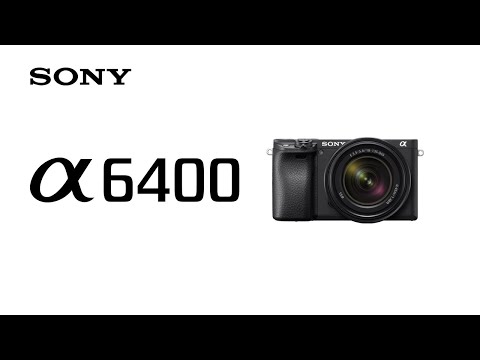 Sony Alpha a6400 Mirrorless Camera: ILCE-6400/B Body and Grip and Tripod  for -Camcorders