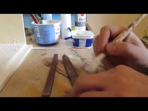Alte Holzbalken für den Modellbau schnell und einfach selber herstellen