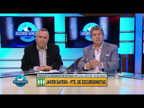 Javier Sayegh renunció a la presidencia de Excursionistas