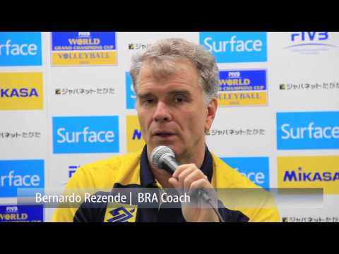2013 FIVB Men's WGCC | BRA vs IRI Press Conference Day 1