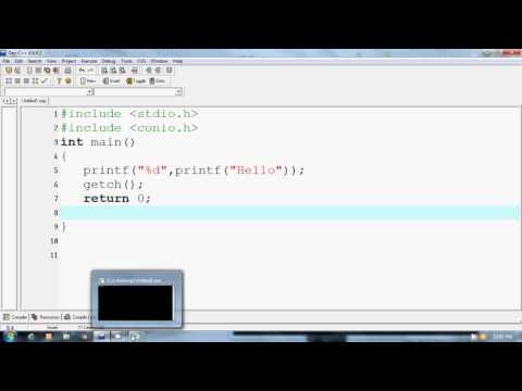Most Amazing Program using C printf function Find String Length By Pankaj Panjwani