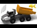 How To Build An Articulated Dump Truck TA 230 Litronic Liebherr Digital MOC 4K