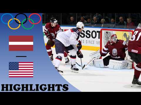 USA vs Latvia Highlights | Men's Ice Hockey | The Pre-Olympics 2026 Meeting