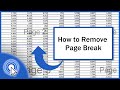 How to Remove a Page Break in Excel (One by One or All at Once)