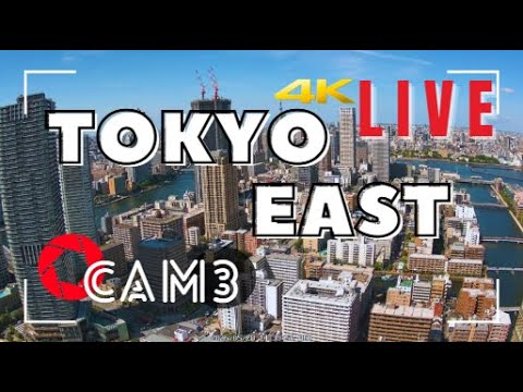 Live webcam view of Skytree & Sumida River Skyline