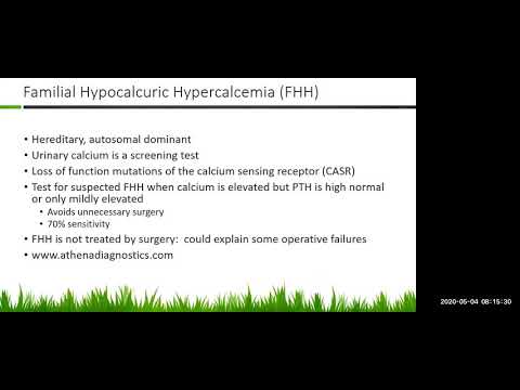 Evaluation and Treatment for Hypercalcemia - Dr. Brendan Stack