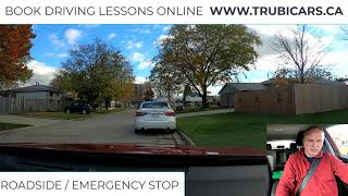 Roadside Stop - Tips to Pass G Test in Ontario