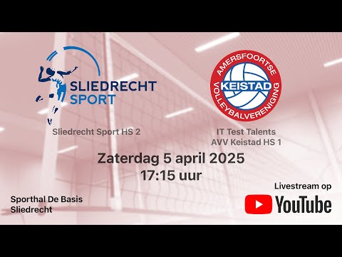 Sliedrecht Sport HS 2 - AVV Keistad HS 1, Volleybal Heren Superdivisie