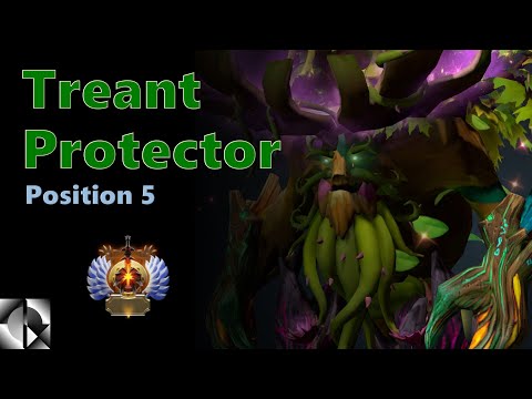 Treant Protector 5 Support - Immortal Gameplay #14 (20 Oct 2020 Stream) | 7.27d