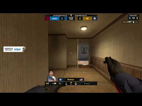 broky insane kill on CeRq through smoke | CS:GO Highlights