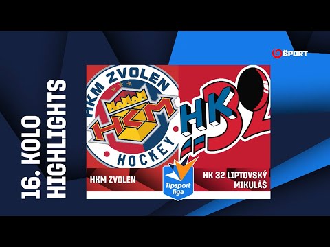 16. kolo: HKM Zvolen - HK 32 Liptovský Mikuláš 3:2 (1:0, 1:0, 1:2)