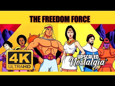 The Freedom Force (1978) Opening and Closing Themes | Remastered 4K Ultra HD Upscale
