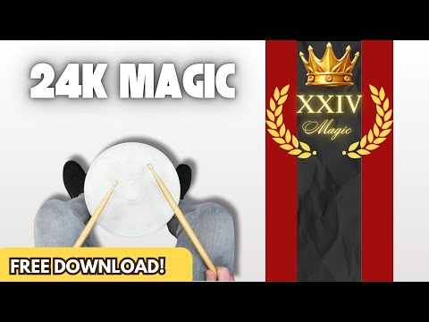 24K Magic - Bruno Mars | Bucket Drumming Play Along 🥁