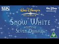 Opening To Snow White And The Seven Dwarfs UK VHS 2001