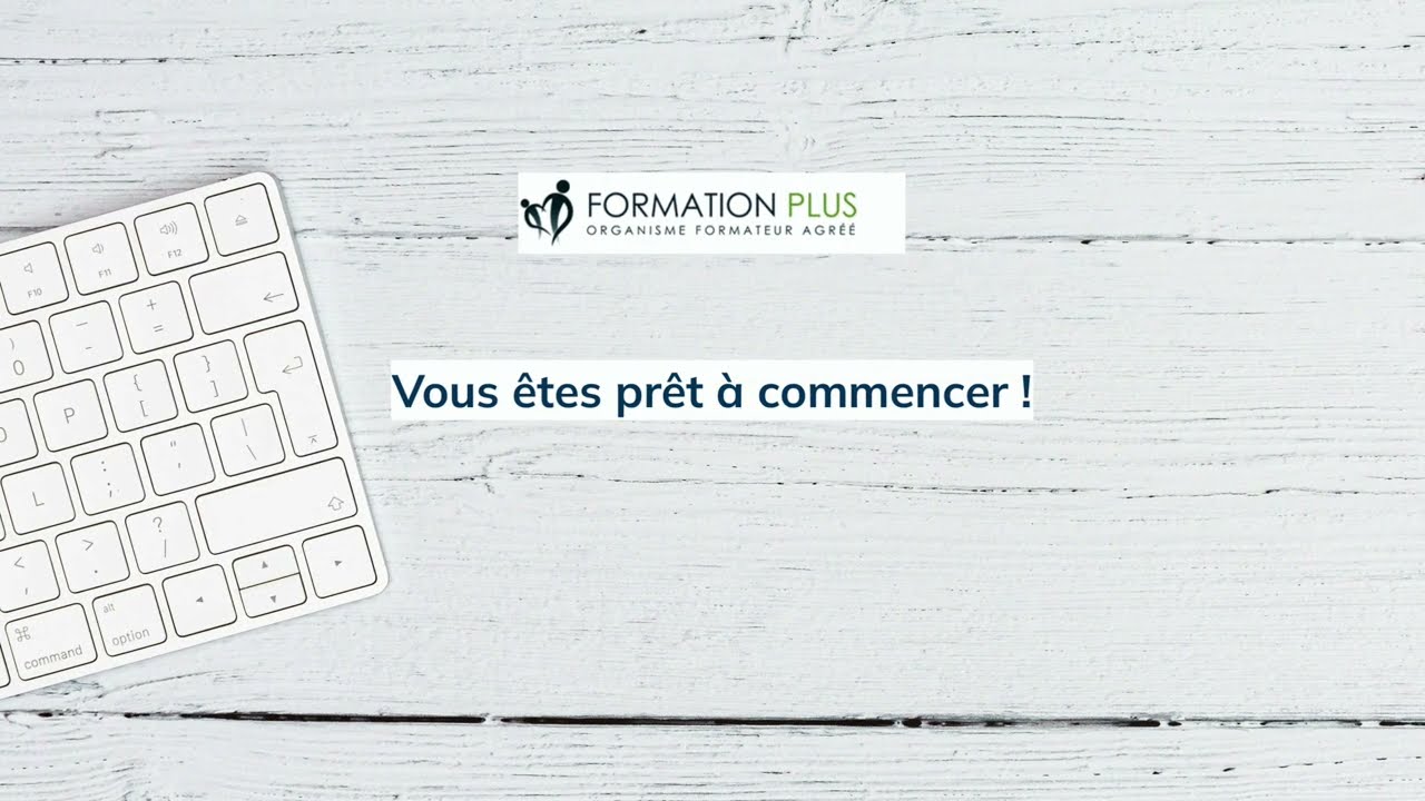 Aperçu de la vidéo tutoriel Formation Plus