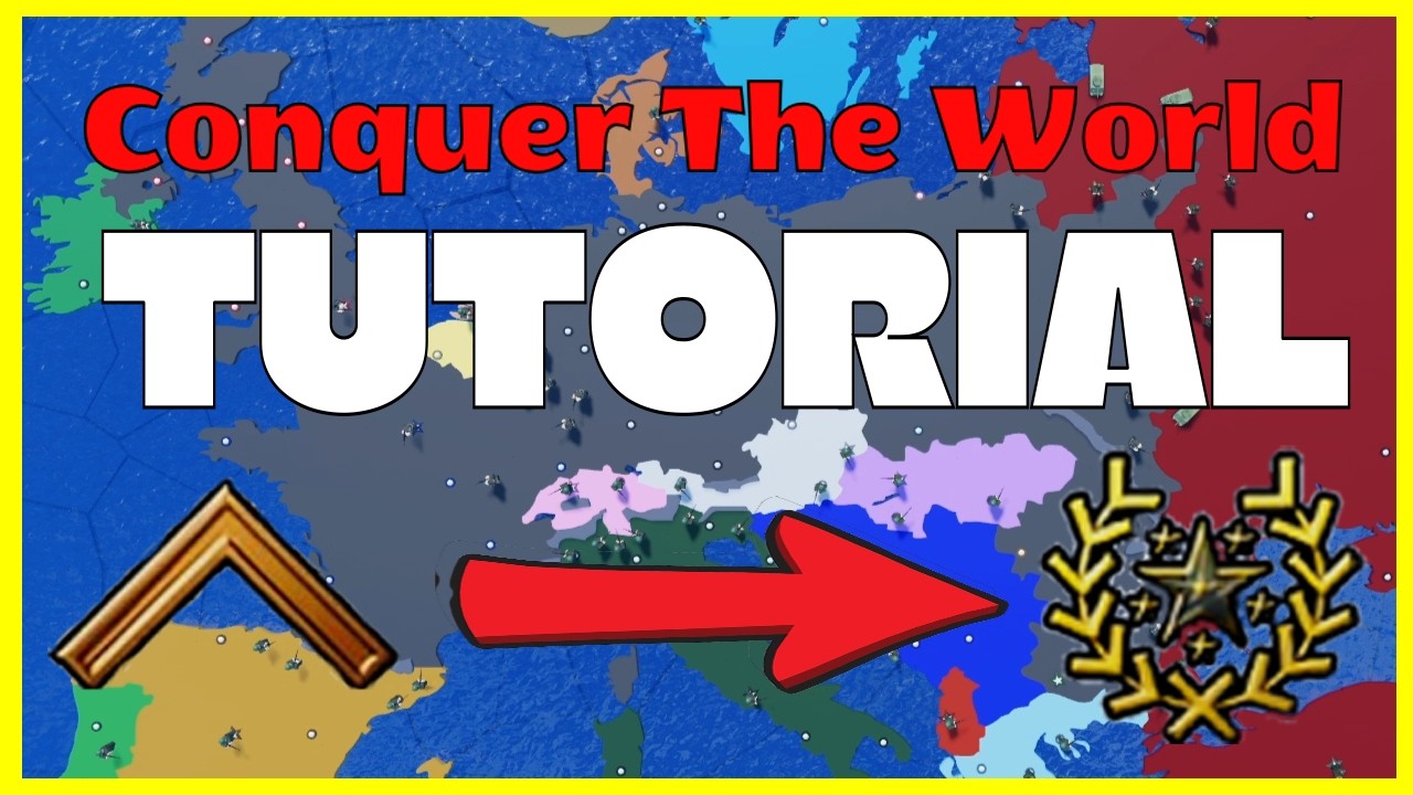 ROBLOX Conquer The World TUTORIAL | How to Become The BEST!
