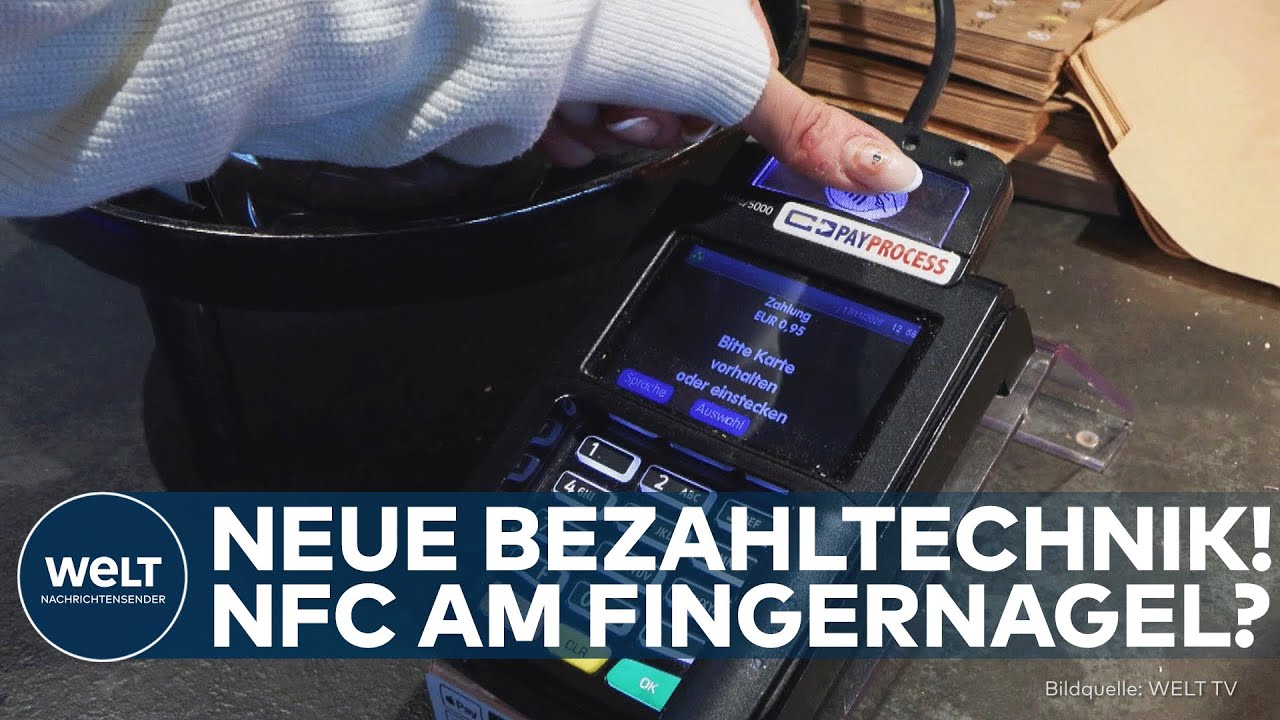 BEZAHLEN PER FINGERNAGEL: Schweizer Firma bringt NFC-Nagelchip nach München – Erster Test läuft!