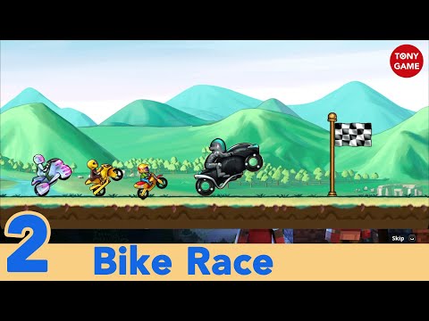 Bike Race Free: All maps in  advanced challenge