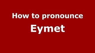 How to pronounce Eymet