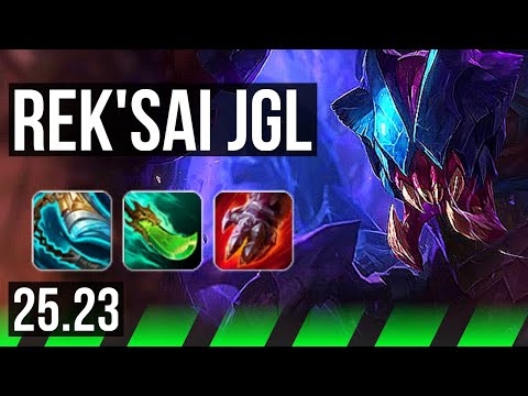 REK'SAI vs DR. MUNDO (JGL) | 55k DMG, 24/3/13, Legendary | EUW Master | 25.23
