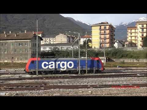 LA 484 SBB CARGO IN MANOVRA A DOMODOSSOLA. (VB) SAB- 10 - 10 - 2020.