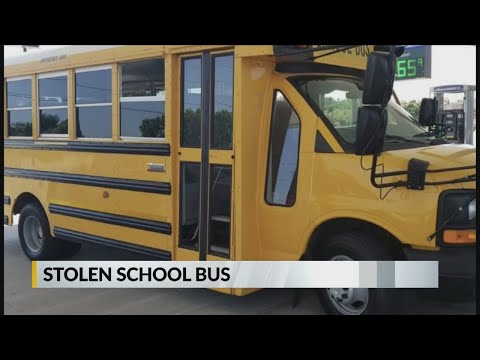 Teens steal school bus from auto shop