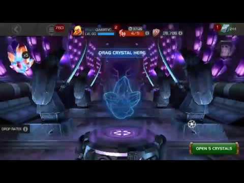 Ironman infinity war crystal opening Nanite crystal - Ironman infinity war bundles MCOC