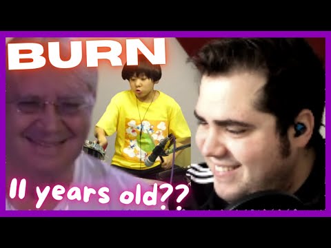29 year old former kid drummer REACTS to 11yo Yoyoka BURN (+Ian Paice reaction) [also my cover]