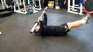 Barbell Reverse Crunches exercise video thumbnail