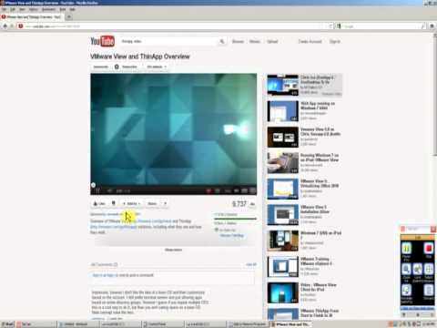 Application Virtualization - VMware ThinApp Demo using ThinApped FireFox