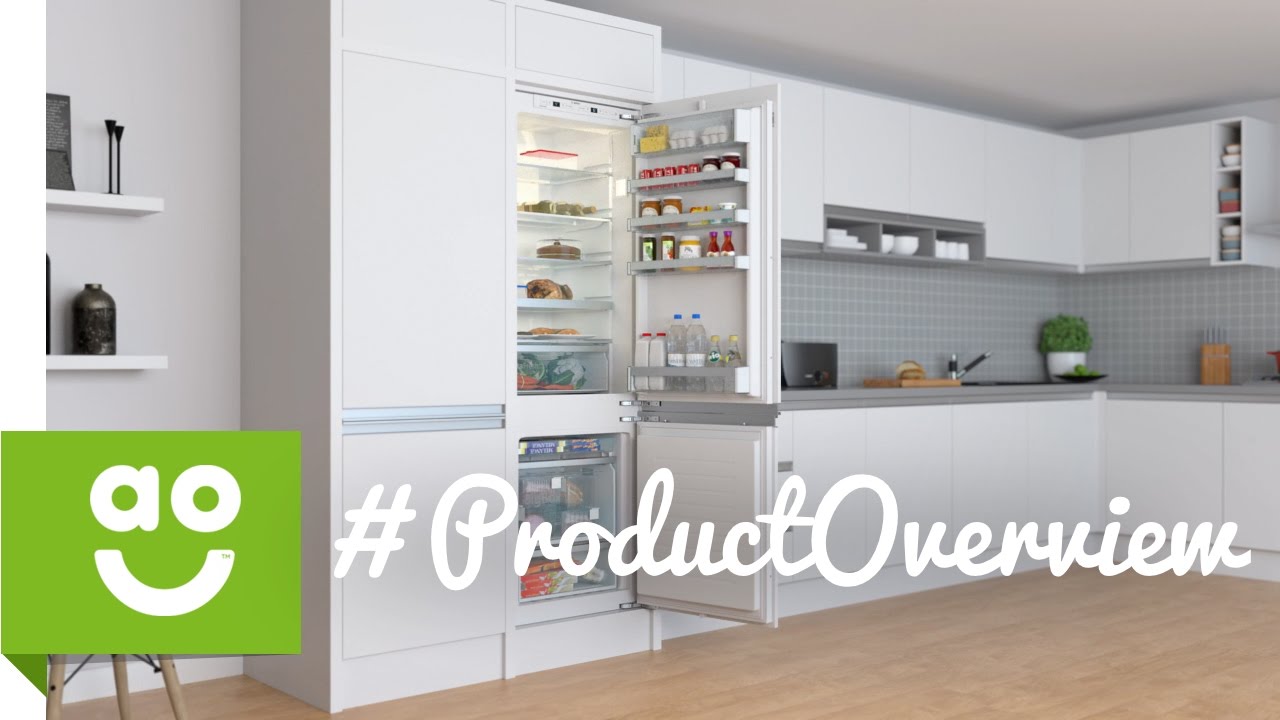 Watch video Bosch Integrated Fridge Freezer KIN86AD30G Product Overview | ao.com Now Bosch Integrated Fridge Freezer KIN86AD30G Product Overview | ao.com