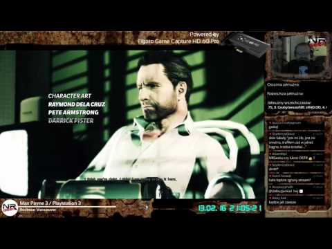 Max Payne 3 Part 1 (Hitbox.tv) - NRGeek Stream #30