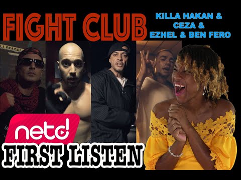 FIRST TIME HEARING Killa Hakan & Ceza & Ezhel & Ben Fero - Fight Kulüp | REACTION (InAVeeCoop React)