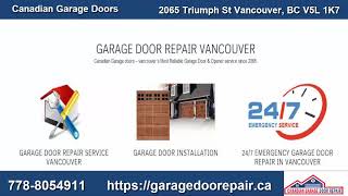 Canadian Garage Doors in Greater Vancouver