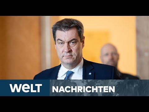 CORONAVIRUS: Markus Söder verkündet Covid-19-Ausgangsbeschränkung in Bayern