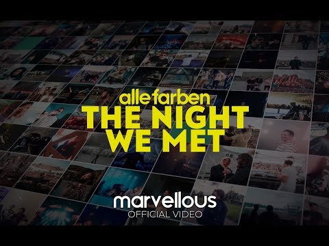 Alle Farben - The Night We Met (Official Lyric Video)