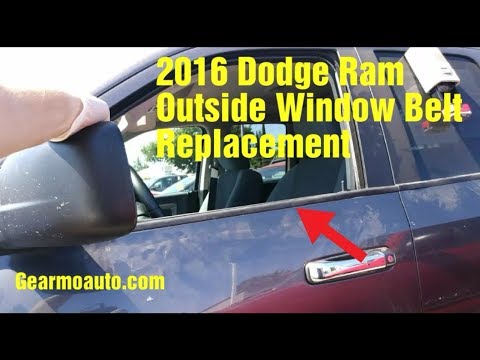 2009 - 2024 DODGE RAM WINDOW BELT REPLACEMENT ( SEE DESCRIPTION FOR NOTES )