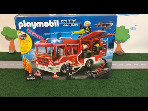 Playmobil Fire Engine with Working Water Cannon