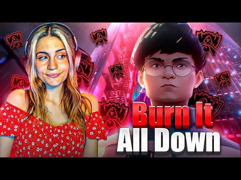 REACCIÓN a "BURN IT ALL DOWN" de PVRIS | WORLDS 2021 LEAGUE OF LEGENDS