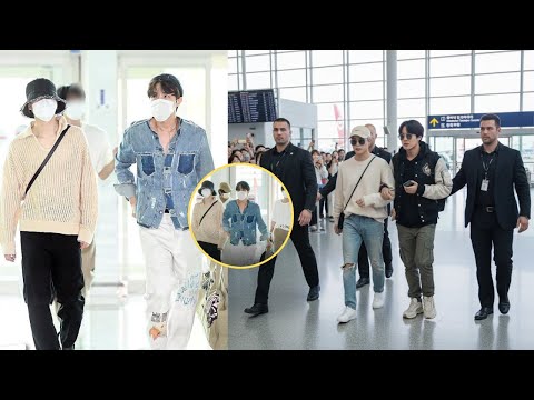 J-Hope & Jimin Spotted at the Airport, Suspected to Be Heading to LA for a Dance Collaboration?
