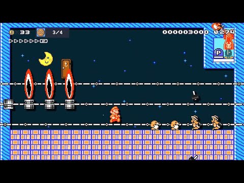 Super Mario Maker 2 - The "Don't Touch the Moon!" Show by Giulytsme - No Commentary