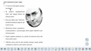 Eğitim Vadisi AYT Edebiyat 15.Föy İkinci Yeni Şiiri 2 Konu Anlatım Videoları