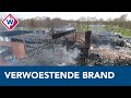 Ravage enorm na verwoestende brand zwembad De Boetzelaer in Monster - OMROEP WEST