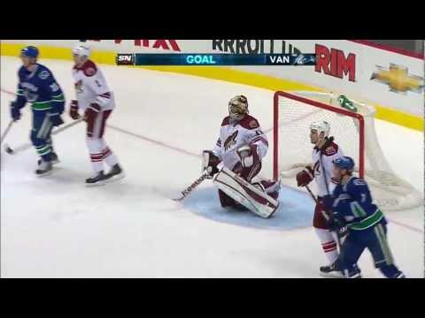 Canucks Vs Coyotes - Jason Garrison Goal - 02.26.13 - HD