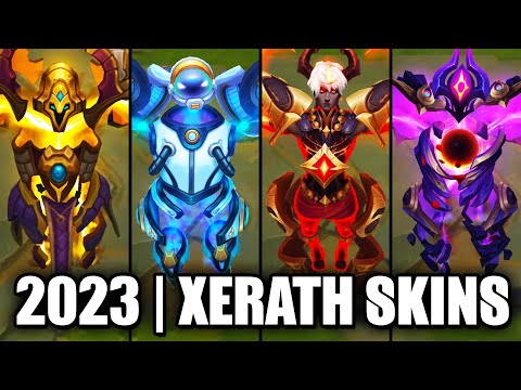 ALL XERATH SKINS SPOTLIGHT 2023 | League of Legends